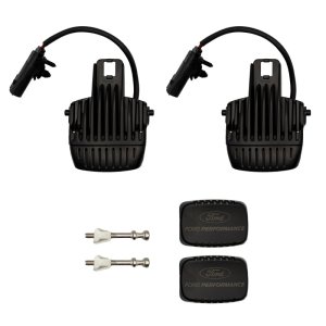 Ford F-150 Off-Road Driving Light Kit - Front - Ford Racing - Rigid SR-M Driving Lamps, Plug-and-Play, Pair - `21-`23